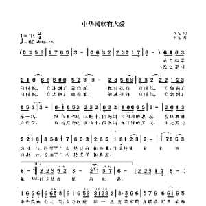 中华民族有大爱_歌曲简谱_词曲:袁龙 袁龙
