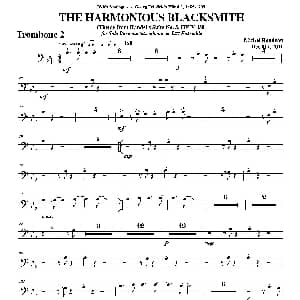 THE HARMONIOUS BLACKSMITH 第二长号分谱