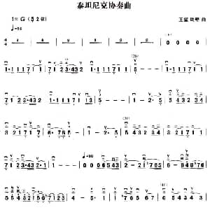 二胡谱 | 泰坦尼克协奏曲 周维