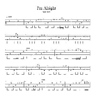 I Am All Right 吉他谱 Neil Zaza