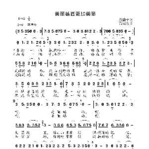 美丽越西更加美丽_歌曲简谱_词曲:殷德平 高福友