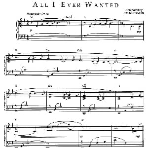 All I Ever Wanted 钢琴谱 Jim Brickman 金布来克曼