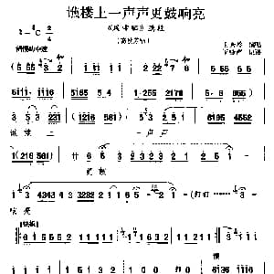 河南曲剧 谯楼上一声声更鼓响亮 风雪配 选段 高秋芳唱 王秀玲