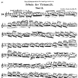 长笛曲谱 | Schule der Virtuosität. Op. 60 20 丹麦 安德森