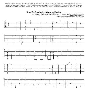 tommy emmanuel road to gundaghi waltzing matilda 吉他谱