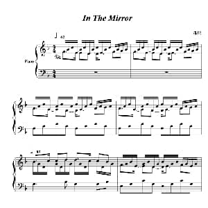In The Mirror 钢琴谱 雅尼