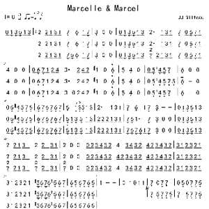 Marcelle & Marcel C 调_歌曲简谱