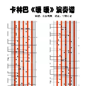 暖暖 拇指琴卡林巴琴演奏谱 李焯雄 人工卫星