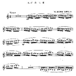 野蜂飞舞 单簧管 尼古拉 里姆斯基 科萨科夫