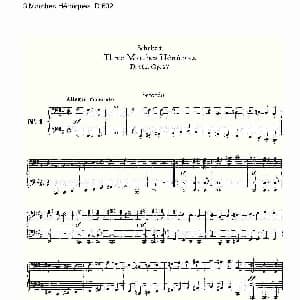 3 Marches Héroïques D.602 钢琴谱