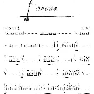 二胡谱 | 何日君再来 沈华