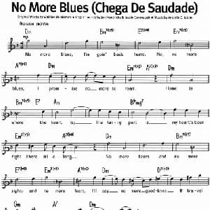 蓝调音乐:No More Blues_外国歌谱