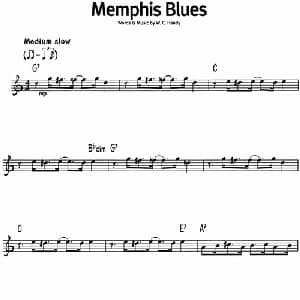 蓝调音乐:Memphis Blues_外国歌谱