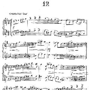 萨克斯谱 | Jazz Conception For Saxophone Duets 12 二重奏