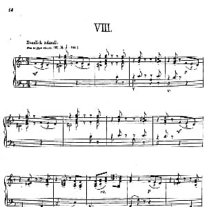 Album Leaf Op.7 钢琴谱 狄奥多 柯希纳