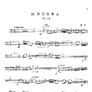 第五协奏曲 第三乐章 大提琴 塞茨