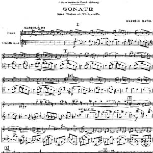 Sonate 小提琴 大提琴 拉威尔