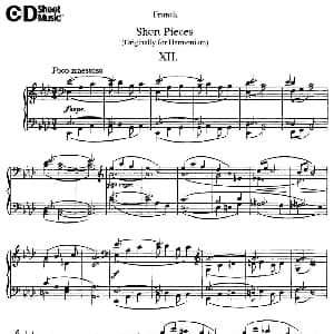 18 Short Pieces 钢琴谱 赛扎尔 弗兰克