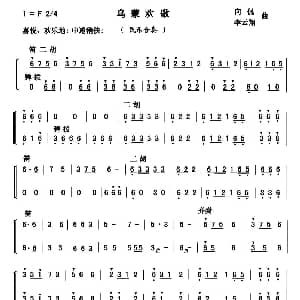 乌蒙欢歌 民乐合奏 向侃 李云翔