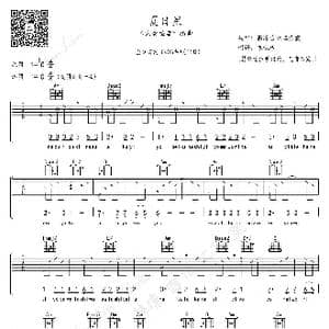 夏日星 火影忍者 插曲 弹唱版_歌曲简谱