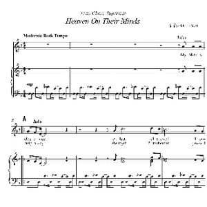 他们心中的天堂合唱谱_歌曲简谱