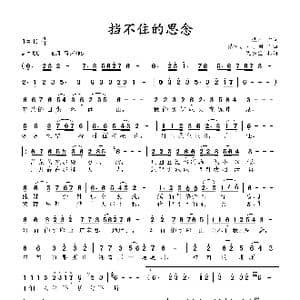 挡不住的思念_歌谱投稿