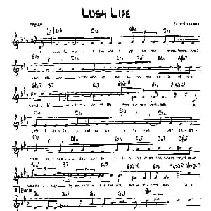 LUSH LIFE 降B爵士乐谱