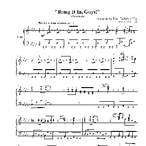 Bring It In, Guys! 钢琴谱