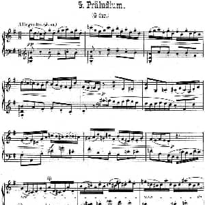 6 Preludes and Fugues Op.99 钢琴谱 马克斯 雷格