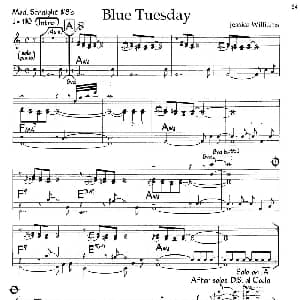 Blue Tuesday 钢琴谱