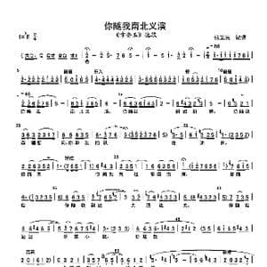 你随我南北义演_歌谱投稿