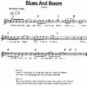 蓝调音乐:Blues And Booze_外国歌谱