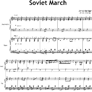 Soviet March 钢琴谱
