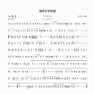 情难断梦袂醒_歌曲简谱_词曲:张锦华 张锦华
