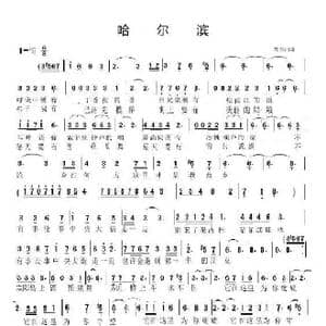 哈尔滨_歌谱投稿_词曲:张继龙 张继龙