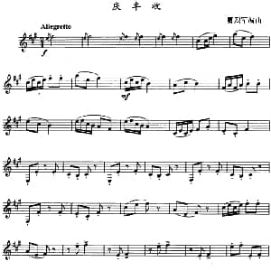 庆丰收 单簧管 卿烈军编曲