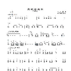 真的好想你_歌曲简谱_词曲: 李汉颖