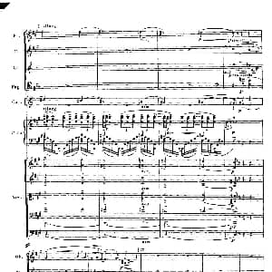 拉赫玛尼诺夫第三钢琴协奏曲总谱完整版 P61—80 谢尔盖 瓦西里耶维奇 拉赫玛尼诺夫