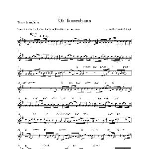 萨克斯谱 | Oh Tannenbaum 次中音萨克斯