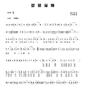 营销爱情_通俗唱法乐谱_词曲:戴雪海 于珂群