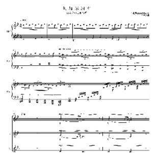 贝加尔湖畔女声三部合唱_歌曲简谱