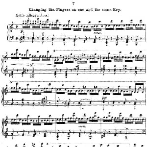 50首车尔尼Op.740钢琴手指灵巧技术练习曲 钢琴谱 车尔尼