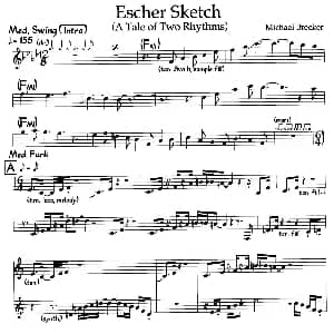 Escher Sketch 钢琴谱