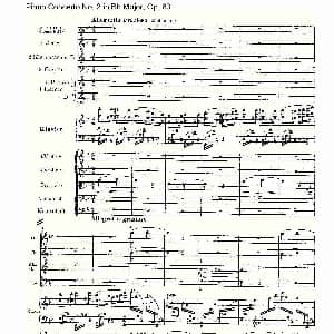 Bb大调钢琴第二协奏曲, Op.83第四乐章