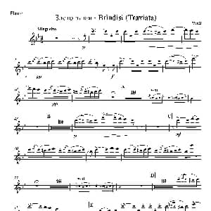 Brindisi La Traviata 管弦乐队分谱 意 威尔第