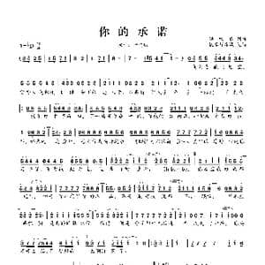 你的承诺_歌谱投稿_词曲:海明威 海明威