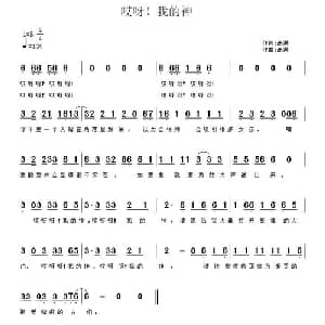 哎呀！我的神_通俗唱法乐谱_词曲:高进 高进