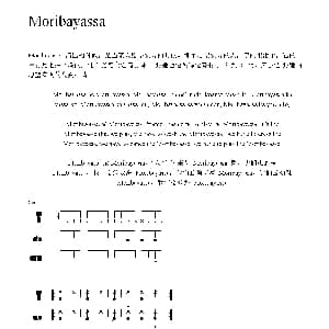 Moribayassa 非洲手鼓谱