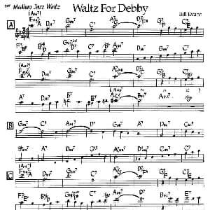 Waltz For Debby 钢琴谱