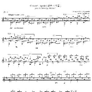 Courant limpide 吉他谱